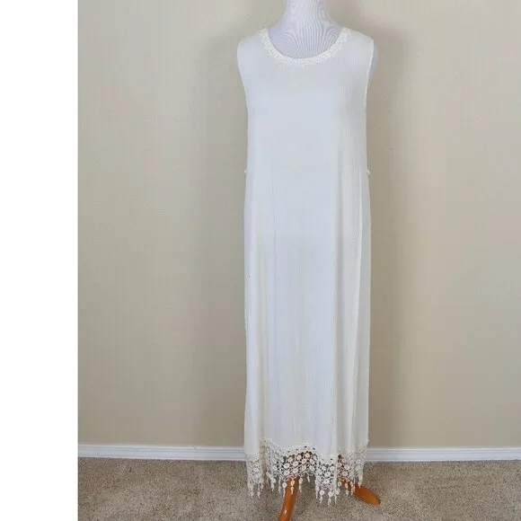 Vintage Magnet Art Lynn Yang Gauze Lace Dress and Jacket - M - Picture 9 of 14